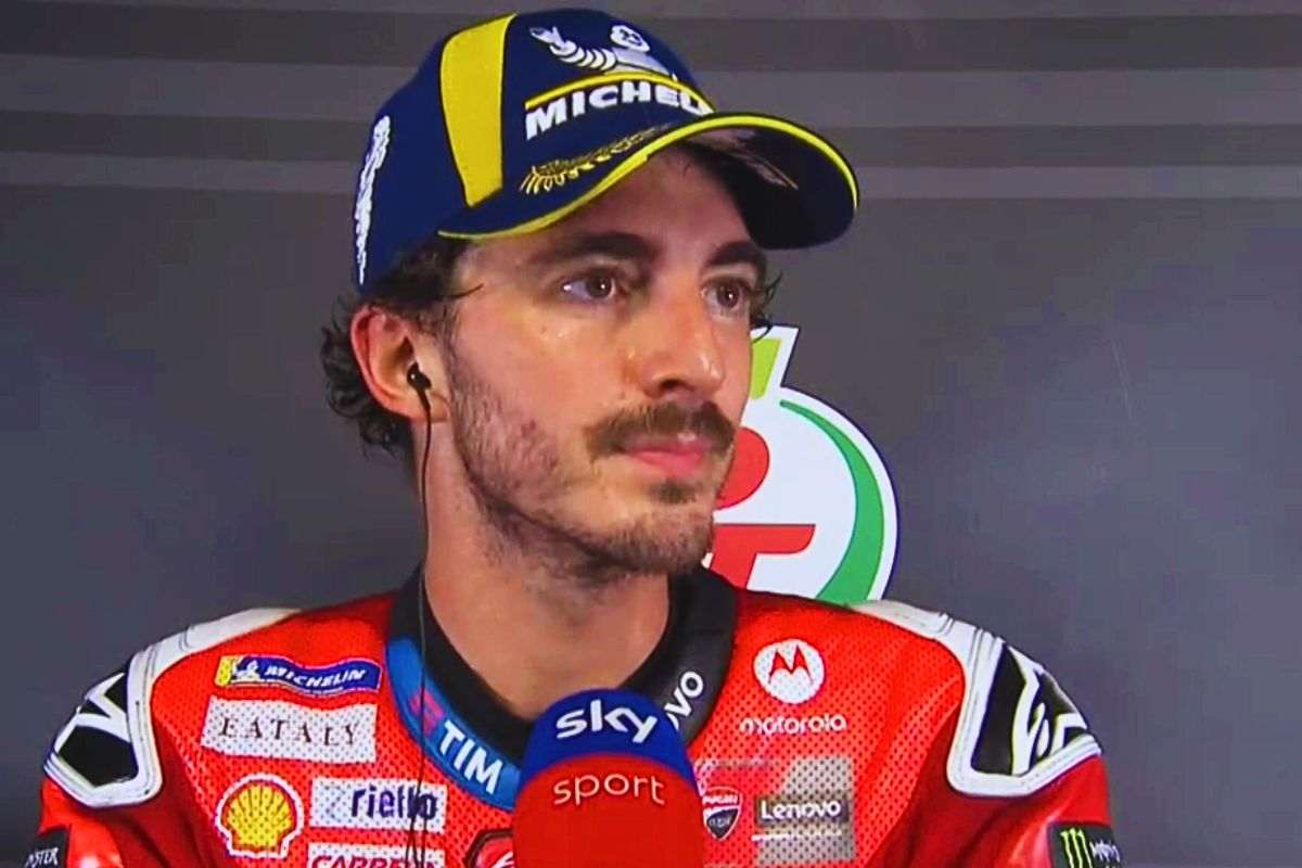 Francesco Bagnaia intervistato dopo la gara