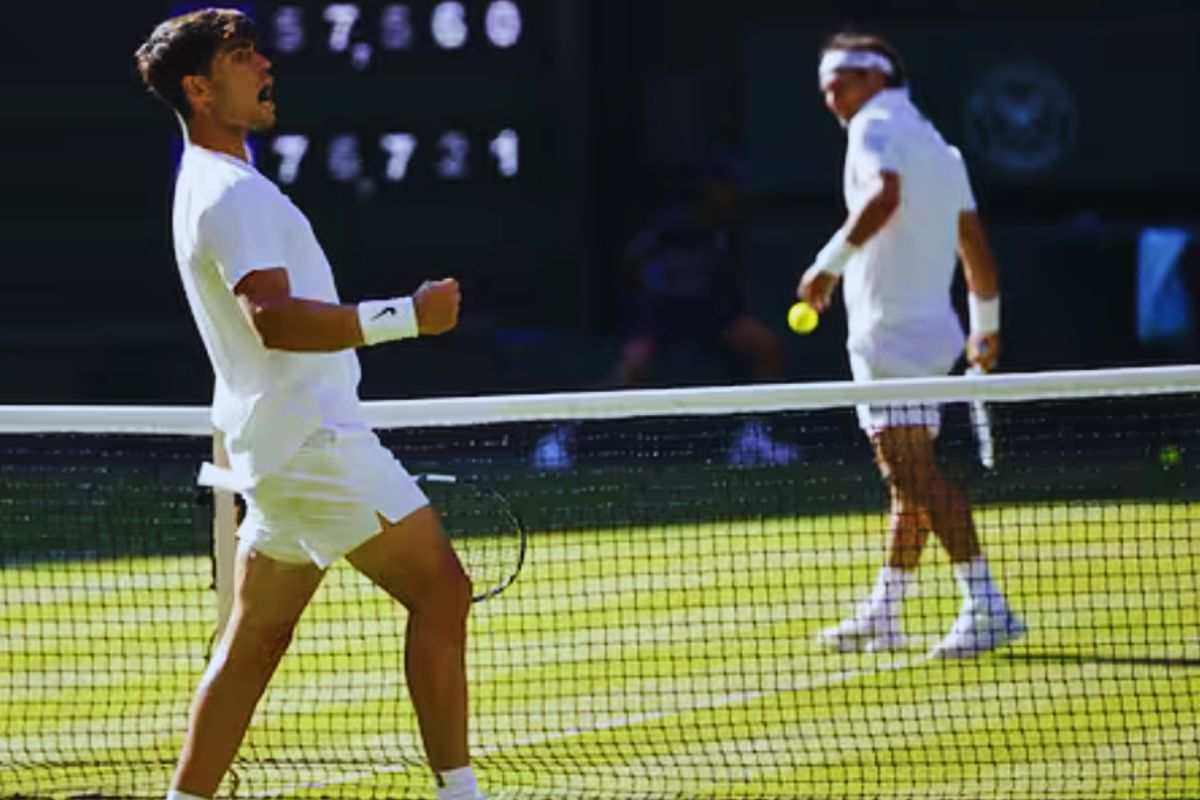 Il match tra Alcaraz e Fognini